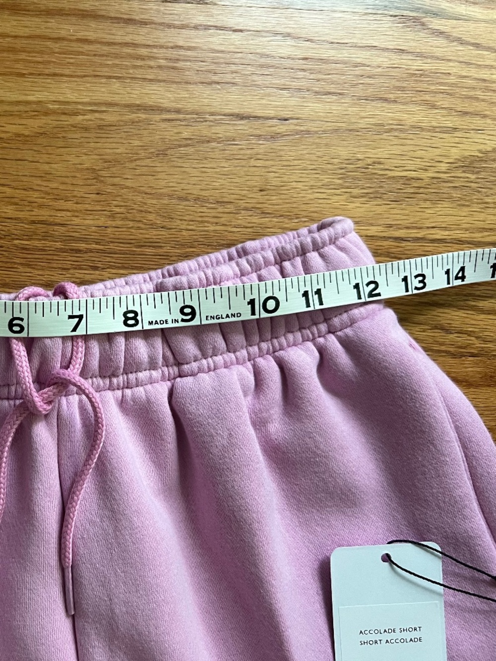 Alo Yoga Accolade Candy Heart Pink lounge shorts women M/XS/*DUPLICATE* NWT - Picture 4 of 10